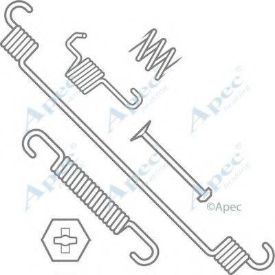 APEC BRAKING KIT772 Комплектующие, тормозная колодка