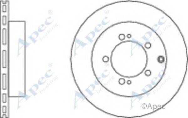 APEC BRAKING DSK2261 Тормозной диск