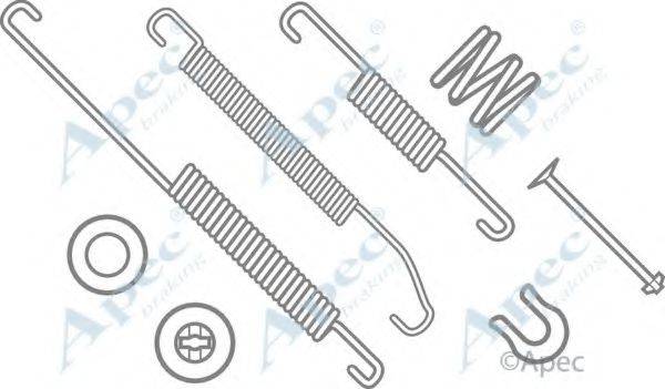 APEC BRAKING KIT778 Комплектующие, тормозная колодка