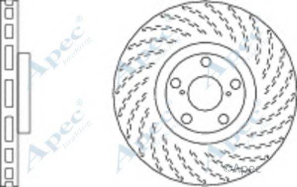 APEC BRAKING DSK2556 Тормозной диск