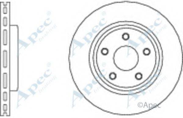 APEC BRAKING DSK2561 Тормозной диск