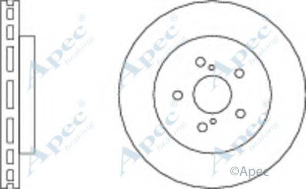 APEC BRAKING DSK2580 Тормозной диск