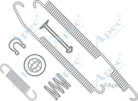 APEC BRAKING KIT799 Комплектующие, тормозная колодка