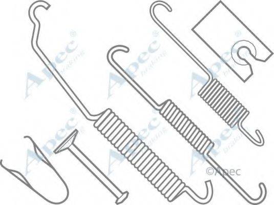 APEC BRAKING KIT810 Комплектующие, тормозная колодка