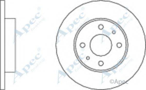 APEC BRAKING DSK103 Тормозной диск