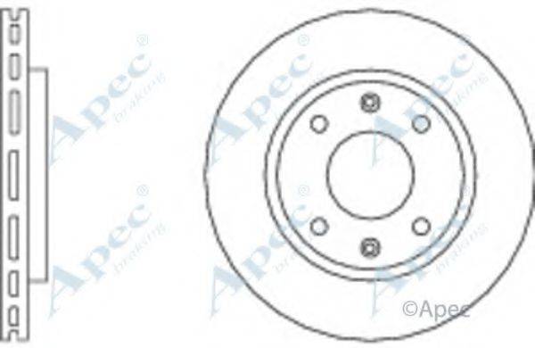 APEC BRAKING DSK151 Тормозной диск