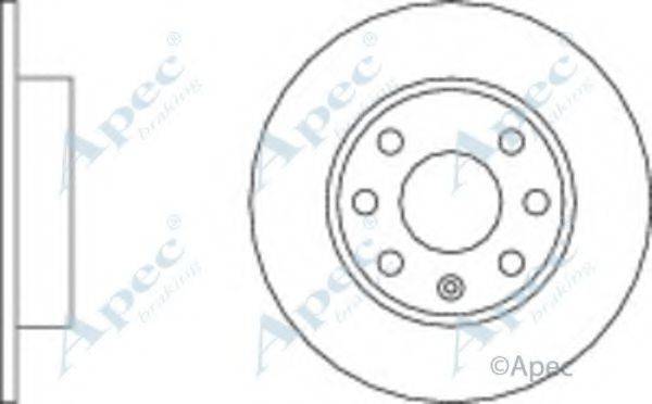 APEC BRAKING DSK159 Тормозной диск