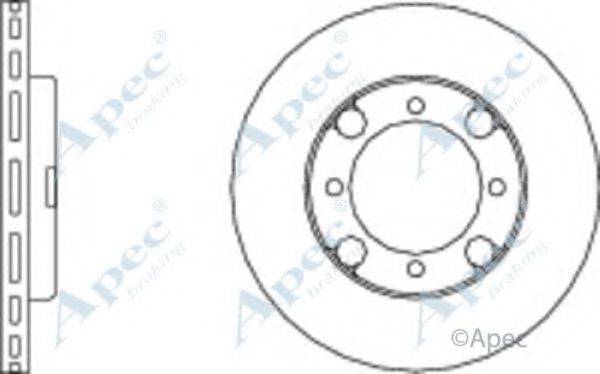 APEC BRAKING DSK169 Тормозной диск