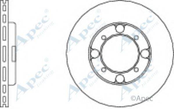 APEC BRAKING DSK172 Тормозной диск