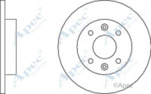 APEC BRAKING DSK179 Тормозной диск