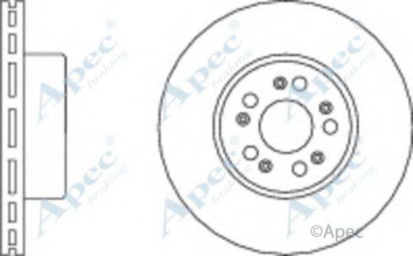 APEC BRAKING DSK2001 Тормозной диск
