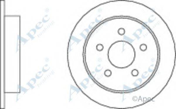 APEC BRAKING DSK2046 Тормозной диск