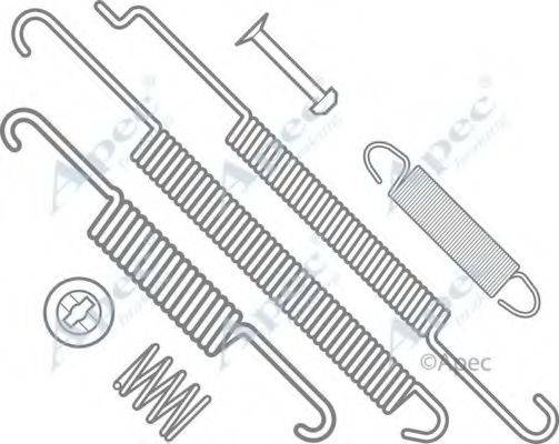 APEC BRAKING KIT874 Комплектующие, тормозная колодка