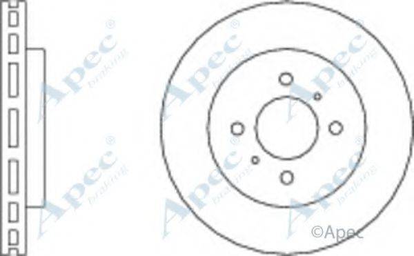 APEC BRAKING DSK2064 Тормозной диск