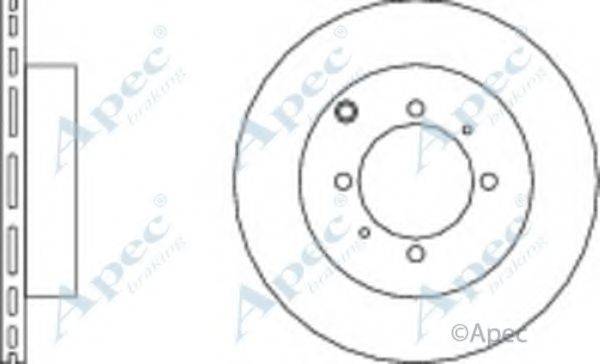 APEC BRAKING DSK2131 Тормозной диск