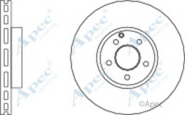 APEC BRAKING DSK2617 Тормозной диск