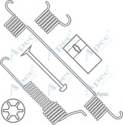 APEC BRAKING KIT964 Комплектующие, тормозная колодка