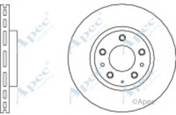 APEC BRAKING DSK2665 Тормозной диск