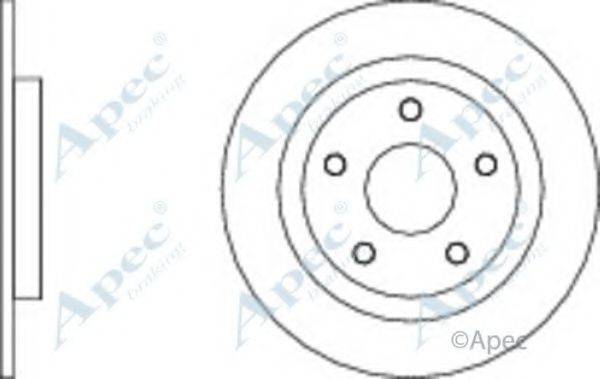 APEC BRAKING DSK2687 Тормозной диск