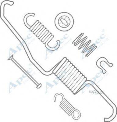 APEC BRAKING KIT979 Комплектующие, тормозная колодка