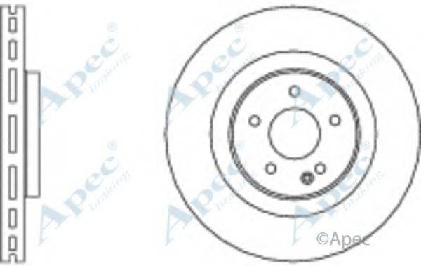 APEC BRAKING DSK2735 Тормозной диск