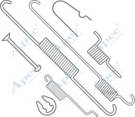 APEC BRAKING KIT984 Комплектующие, тормозная колодка