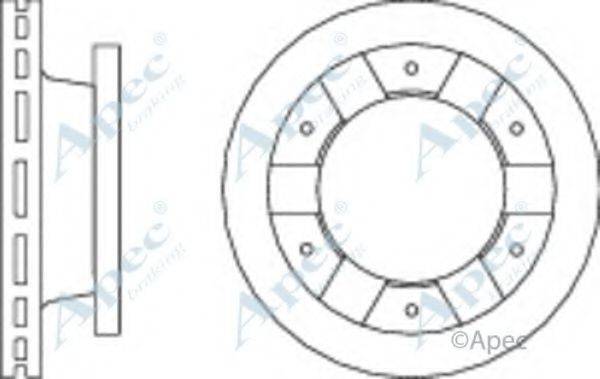 APEC BRAKING DSK2897 Тормозной диск