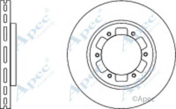 APEC BRAKING DSK2906 Тормозной диск