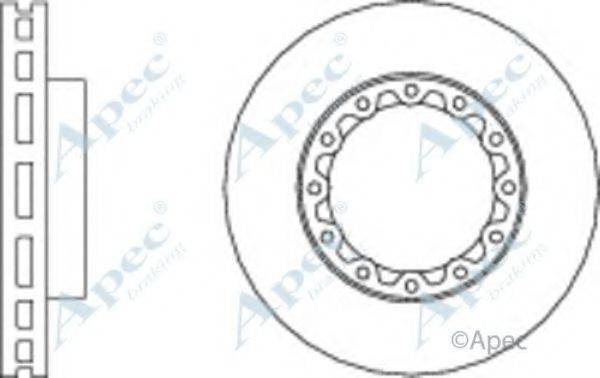 APEC BRAKING DSK2907 Тормозной диск