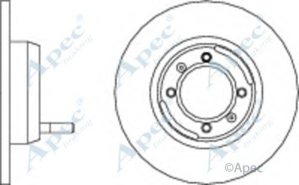 APEC BRAKING DSK295 Тормозной диск