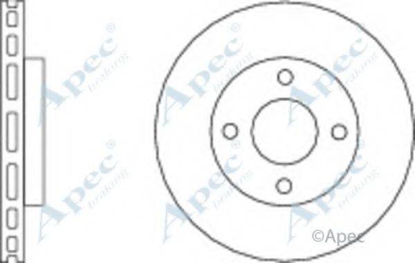APEC BRAKING DSK2955 Тормозной диск
