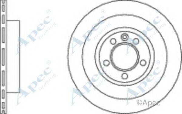 APEC BRAKING DSK2958 Тормозной диск