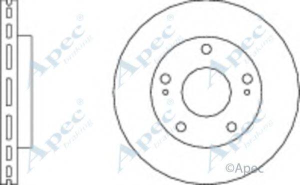 APEC BRAKING DSK311 Тормозной диск