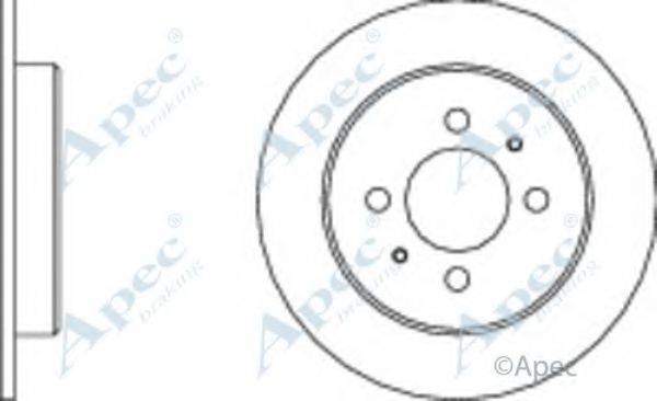 APEC BRAKING DSK347 Тормозной диск