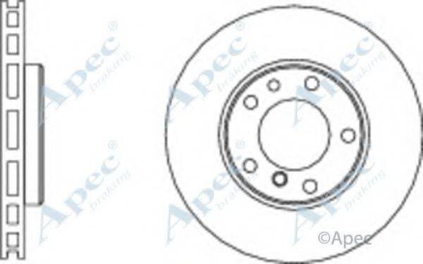 APEC BRAKING DSK350 Тормозной диск