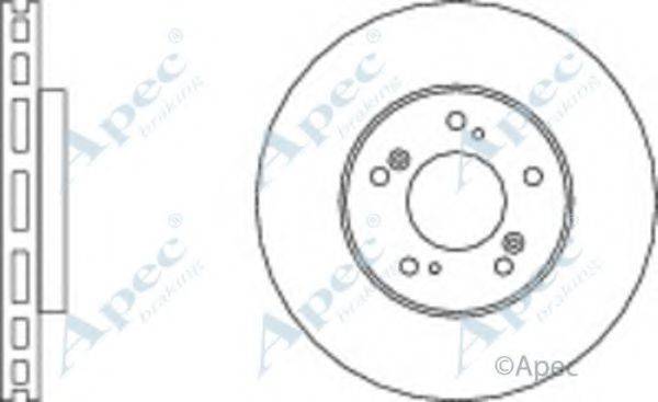 APEC BRAKING DSK373 Тормозной диск