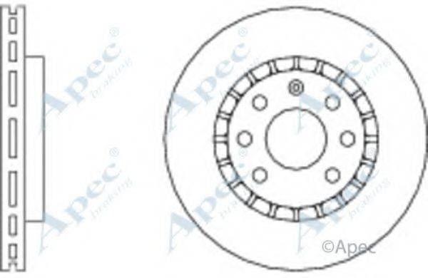 APEC BRAKING DSK518 Тормозной диск
