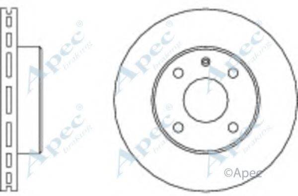 APEC BRAKING DSK525 Тормозной диск