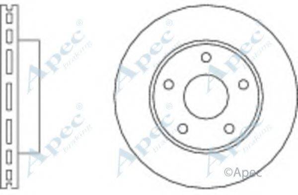 APEC BRAKING DSK570 Тормозной диск