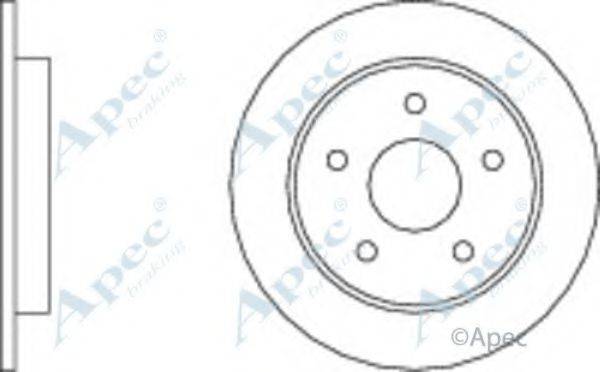 APEC BRAKING DSK576 Тормозной диск