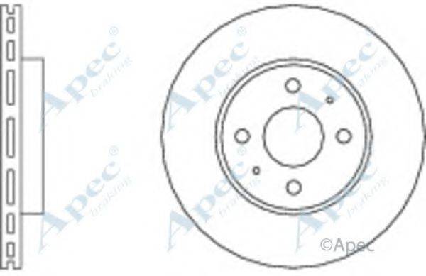 APEC BRAKING DSK582 Тормозной диск