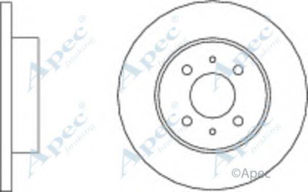 APEC BRAKING DSK603 Тормозной диск