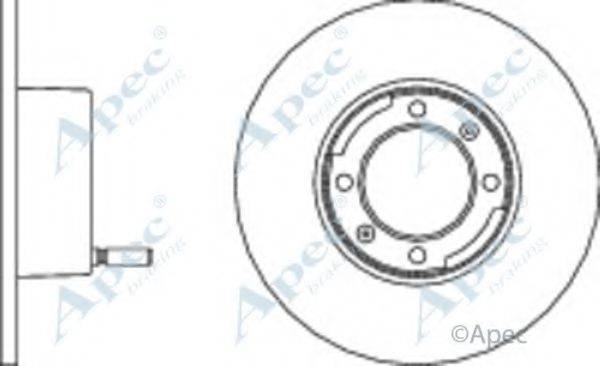 APEC BRAKING DSK713 Тормозной диск
