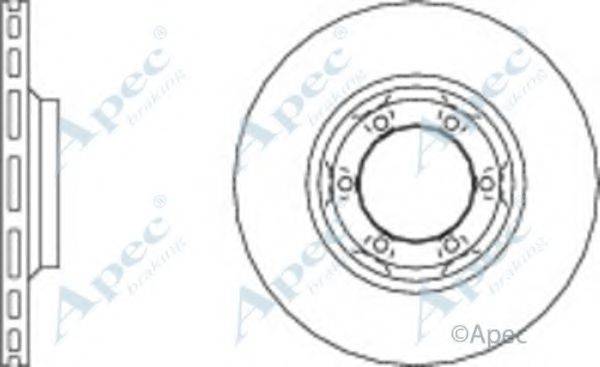 APEC BRAKING DSK730 Тормозной диск