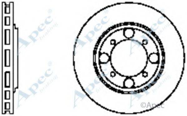 APEC BRAKING DSK749 Тормозной диск