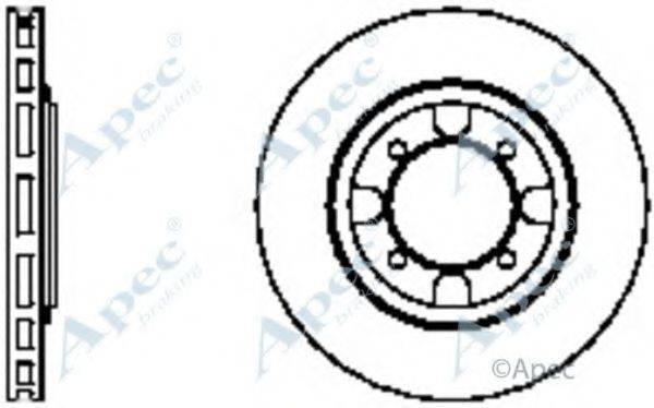 APEC BRAKING DSK761 Тормозной диск