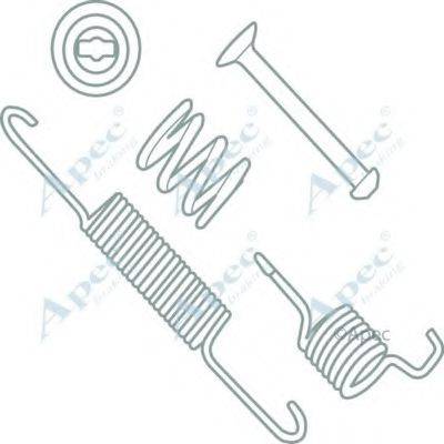 APEC BRAKING KIT2056 Комплектующие, тормозная колодка