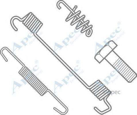 APEC BRAKING KIT619 Комплектующие, тормозная колодка