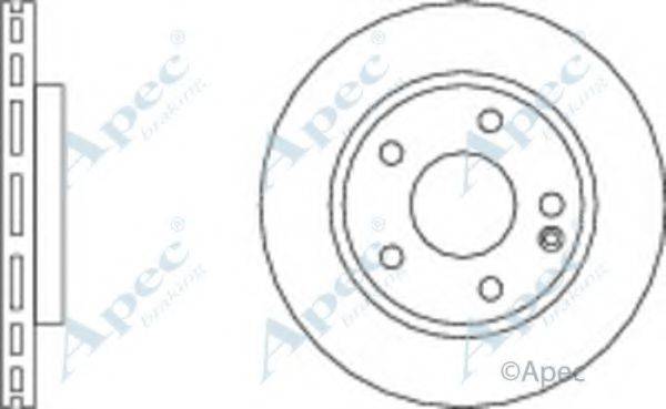 APEC BRAKING DSK813 Тормозной диск