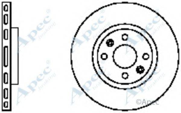 APEC BRAKING DSK826 Тормозной диск